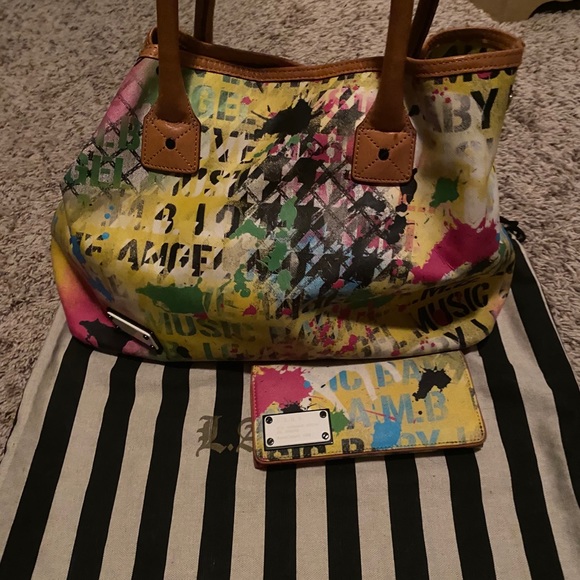 L.A.M.B. Handbags - L.a.m.b set
